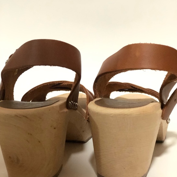 New MIA open toe clogs brown 40 - Picture 2 of 5